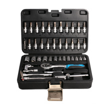 FIXTEC Socket Tool Set Car Repair Hand Kit 46pcs Car Repair Tool Kit